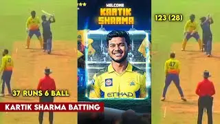 Kartik Sharma Batting Video | Kartik Sharma CSK Batting | CSK New Player Kartik Sharma Batting