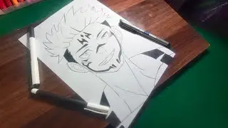 Speed Line Art - Sukuna | Cabiean Artist |