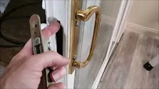 DIY Landlord: Simple Fix for Old Obsolete Broken Sliding Glass Door Handle and Lock
