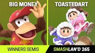 SmashLAN'd 265 Winners Semis - Big Money (Diddy Kong) vs ToastedArt (Ice Climbers) - SSBU Tournament