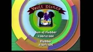 Disney Channel 1999 Son of Flubber and Flubber Next on Vault Disney Bump