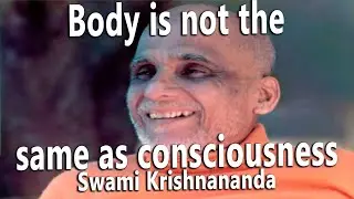 Body is not the same as consciousness by Swami Krishnananda, Rishikesh, India | 4K