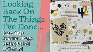 Shape Of My Heart: How This Art Journaling Page Transformed and Brought Hope & Healing *I Cried*