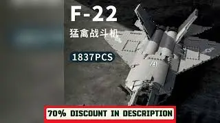 A must-have product!&nbsp;Aircraft Series F22 Fighter Building Blocks Model Famous WWII Military Airpla