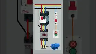 Contactor connected to MPCB for overload and short circuit protection@CNCElectric1988