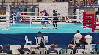 Isaac Montes ( NCA) vs Joel Cerna( COL) Final 46 KG. Juegos Dep Esc Cent C Colombia. Dom 9 Nov 2025.