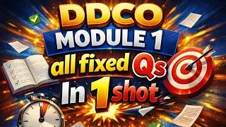 Модуль DDCO 1. Все фиксированные вопросы.