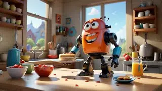 Help! My Robot&rsquo;s Making Pancakes 🤖🥞 | Fun Kids Story | Imaginative and Playful Tale