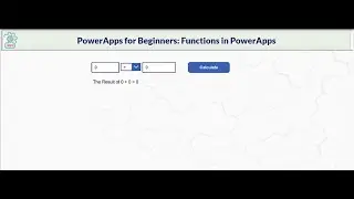 PowerApps for Beginners - Functions in PowerApps