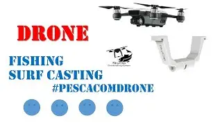 DRONE FISHING surf casting #pescacomdrone
