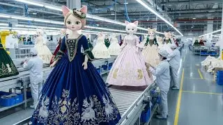 Inside China's Hybrid Doll Manufacturing Factory: From Plastic & Fabric Humanoid Doll (Full Process)