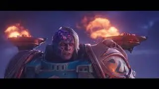 Calgar goes through a Warp(?) Portal | Warhammer 40000  SPACE MARINE 2