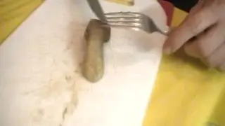 Eating deer tongue!
