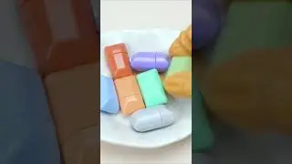 DIY mini lipstick Products ASMR 💖 Satisfying Makeup pt1 #shorts #DIY #mini #depotting #fyp #satisfy