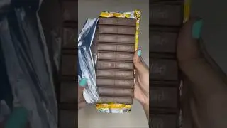 asmr chocolate eating sounds #chocolate #satisfying #unboxing #shorts #kitkat