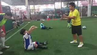 Goalie training 