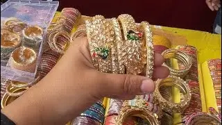 Rajasthani unbreakable bangles exploring at Numaish Nampally exhibition 