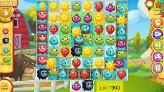 Farm Heroes Saga Level 1903 ~ the companion really matters!!!