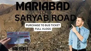 THIS IS MY VLOG  From Mariabad to Saryab — Bus Ticket Booking Journey”