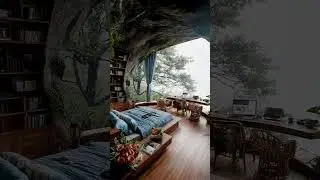 🏡✨ Stunning Cave-Style Luxury House | Unique Modern Home Design Tour 🪨🌿