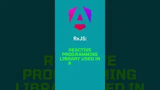 RxJS: Reactive programming library used in Angular. 