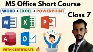 MS Office Short Course | Class 7 | Basics | Online Computer Class