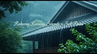 Relaxing Rain Sounds + Soft Piano Sleep, Stress Relief & Deep Relaxation
