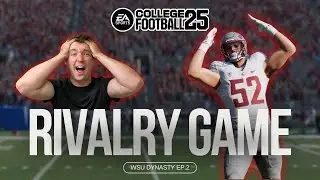 Can We Survive Our Toughest Opponent? (WSU College Football 25 Dynasty, Ep. 2)