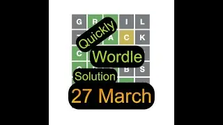 #Wordle #281answer | best wordle strategy | 27 march wordle answer 281 , solution, tips |#shorts