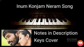 Innum Konjam Neram song Keyboard Cover /Keyboard Tutorial /tamil song keyboard tutorial