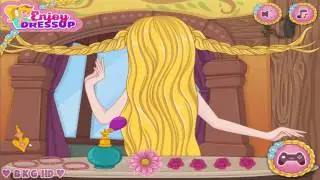 Rapunzel Wedding Braids &hearts; Disney Princess Rapunzel Hairstyle Game for Kids