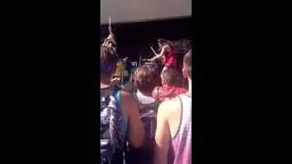 Jess Bowen drumming