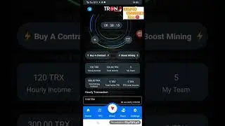 Tron 24 Mining App Earn Daily 24% Withdraw proof