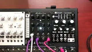 Pseudo-stereo demo of the EarthQuaker Devices Afterneath Eurorack module proto (headphones advised)