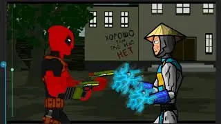 RAIDEN VS DEADPOOL (Drawing cartoon 2)