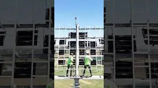 Massive LED Stadium Light Installation | Heavy Duty Work by Veltrox