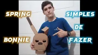 Máscara do Spring-Bonnie FNAF fácil de fazer (republished)