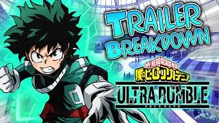My Hero Ultra Rumble NEW Trailer Breakdown!