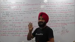 LEC- 35- MCQ on final accounts and single entry system.