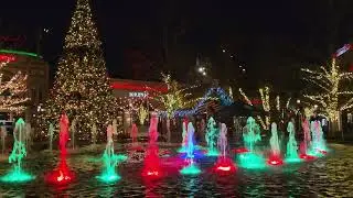 Village at Meridian Fountain Show: Non Musical Christmas Pattern 