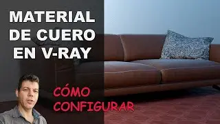 Material de cuero en V-ray para Sketchup