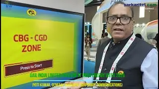 Jyoti Kumar, GM, CC speaking on GAIL India Limited Pavilion at India Energy Week 2026 Event