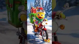 Ducky Delivers Christmas Candy Explosion Box | Vintage Motorcycle Christmas Delivery