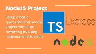 How to run typescript app with nodemon in nodejs and express app