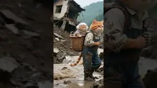 This cat&rsquo;s rescue mission will leave you speechless! 😱🐱❤️#cat #shorts #cute #kitten #funnycats