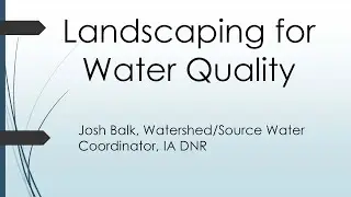 Landscaping for Water Quality: Urban Conservation with Josh Balk