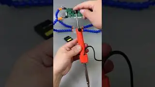 Electric Solder Sucker Vacuum Pump... Quick Desoldering Tool #soldersucker #desoldering
