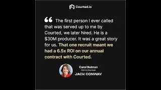 Jack Conway recruited $130M with Courted - Customer testimonial