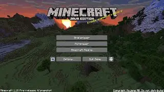 Minecraft Java Edition 1.18 - Panorama world
