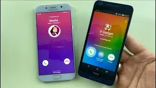 Incoming Call Samsung A7 VS HTC 620